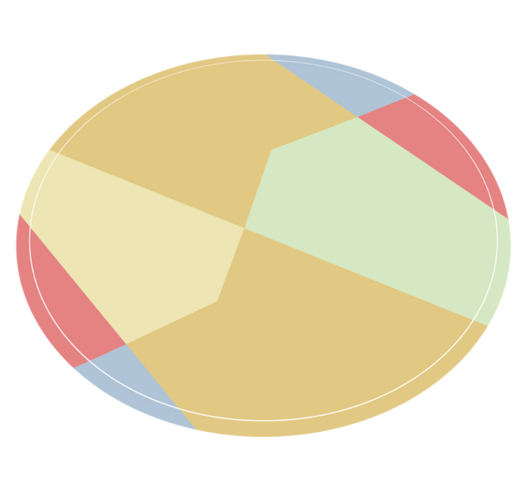 Vinil podovi geometrijski u kutnim bojama - TenStickers