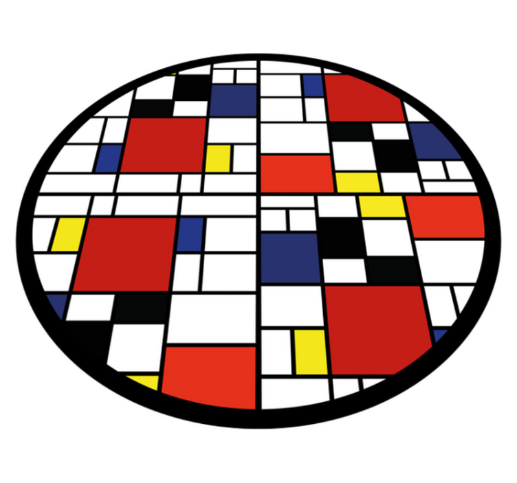 Vinil podovi moderan u boji blokova - TenStickers