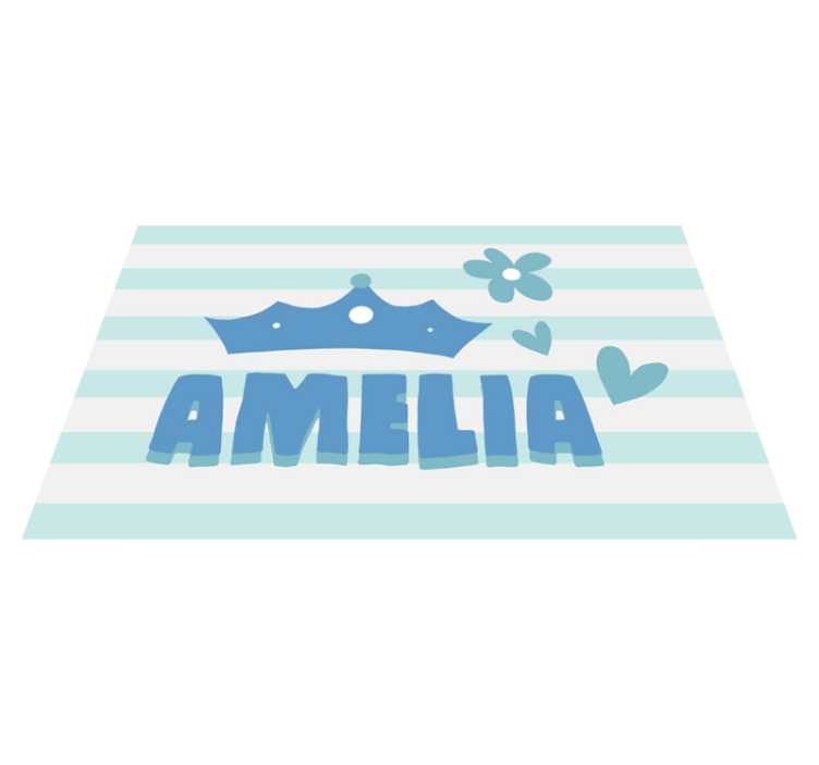 Vinil podovi s imenima postavljanje imena krune - TenStickers