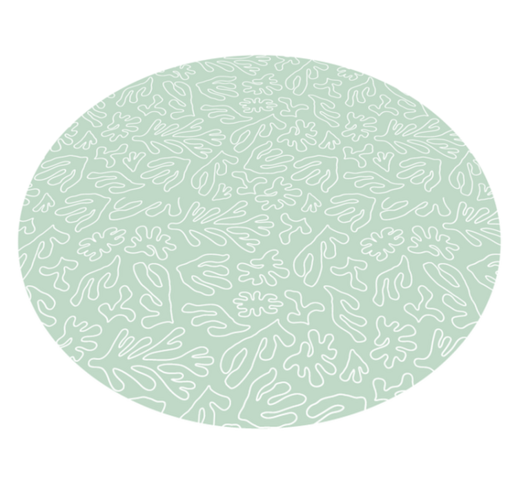 Vinil podovi priroda listnati uzorci - TenStickers