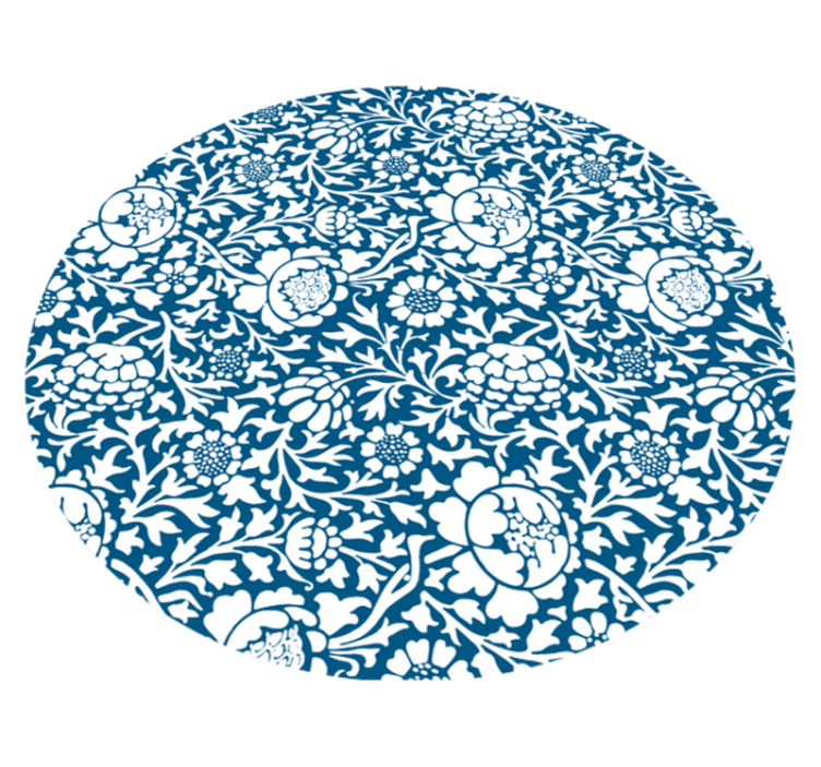 Vinil podovi cvijeće i biljke stil cvjetnog uzorka - TenStickers