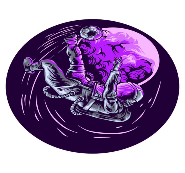 Vinil podovi zvijezde astronaut lebdi - TenStickers