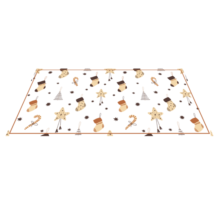 Vinil podovi Božić proslave bijelih praznika - TenStickers