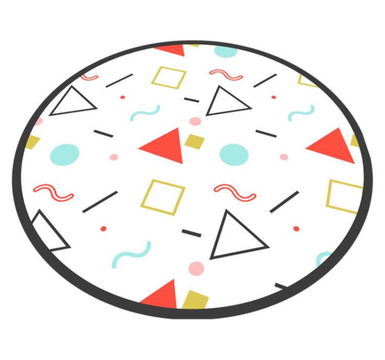 Vinil podovi geometrijski geometrijski šareni oblici - TenStickers