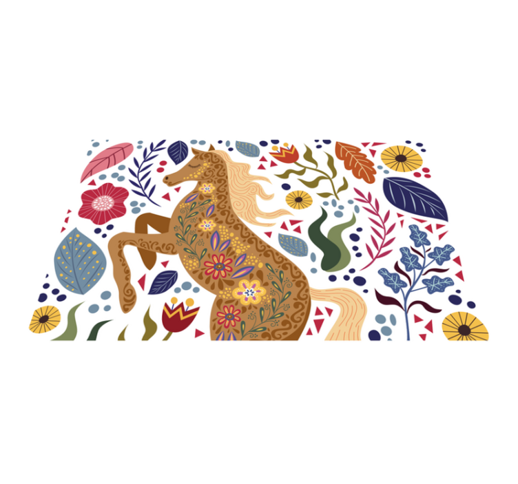 Vinil podovi životinja veličanstveno umjetničko djelo konja - TenStickers