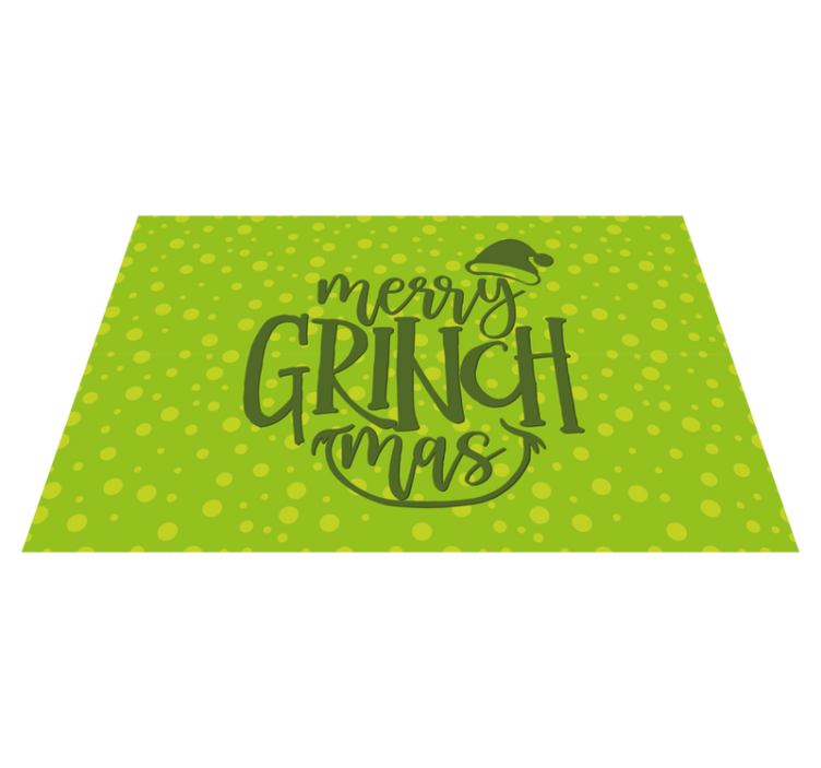 Vinil podovi Božić grinchmas navija - TenStickers