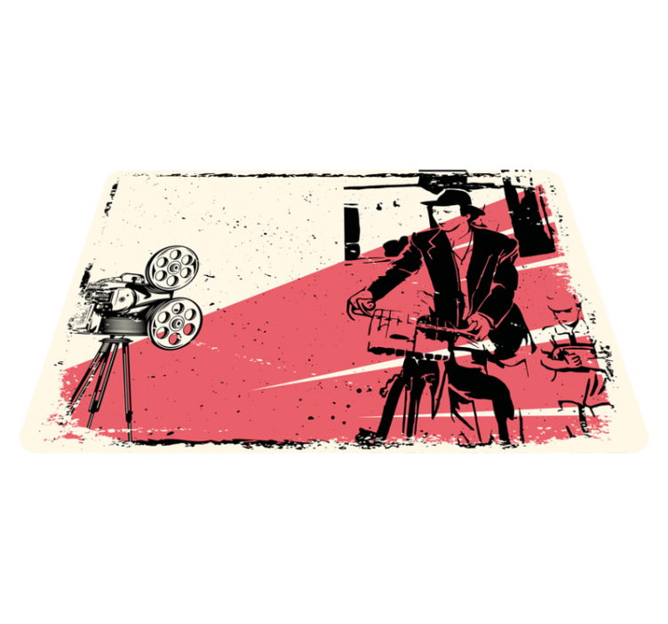 Vinil podovi berba klasična filmska scena - TenStickers