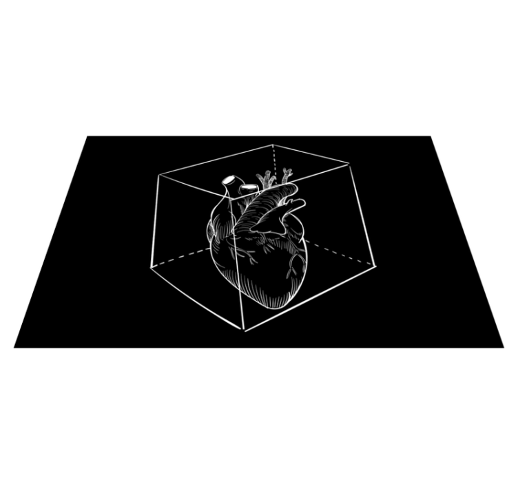 Vinil podovi moderan ilustracija srca - TenStickers