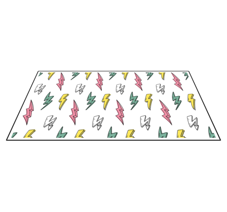 Vinil podovi igre uzorak munje - TenStickers