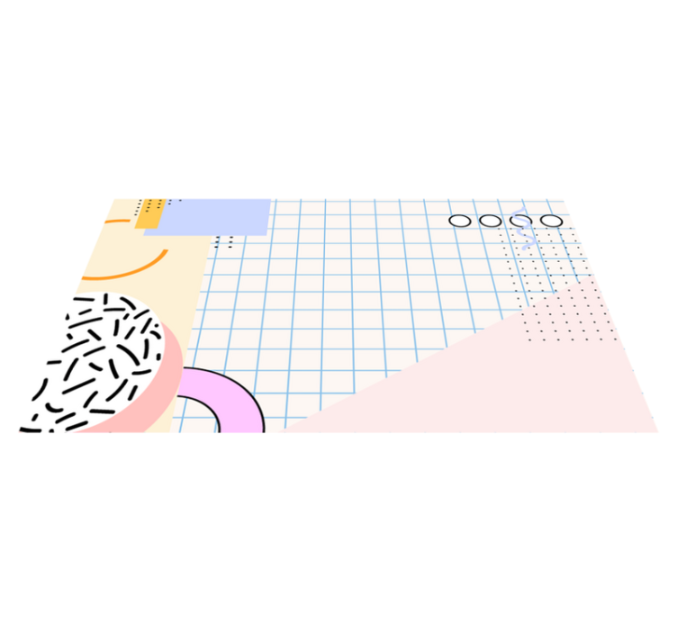 Vinil podovi geometrijski moderni apstraktni - TenStickers