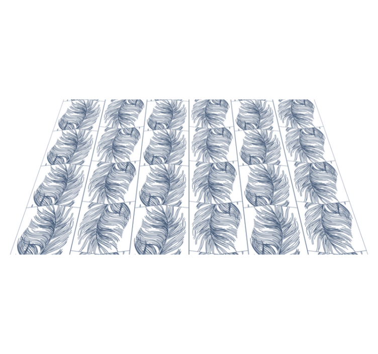 Vinil podovi priroda graciozno lišće - TenStickers