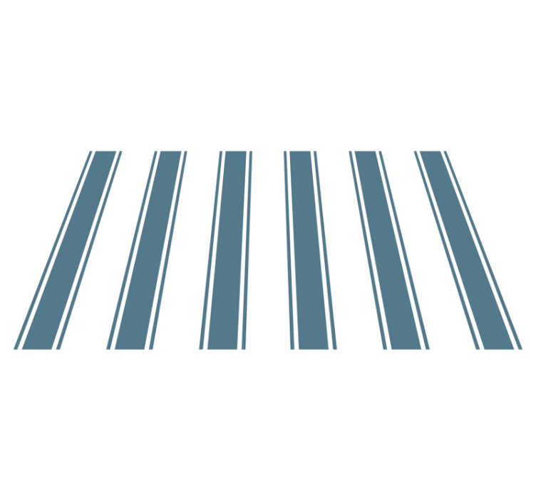 Plavo-bijele "hamptons" pruge tepih - TenStickers