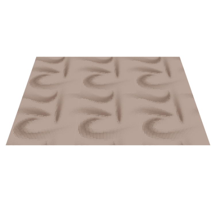 Vinil podovi dnevna soba mekane teksturirane vrtloge - TenStickers