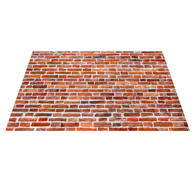 Vinil podovi efekt kamena rustikalni crveni izgled - TenStickers