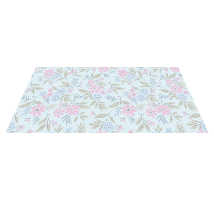 Vinil podovi cvijeće i biljke floral Pastel Design - TenStickers