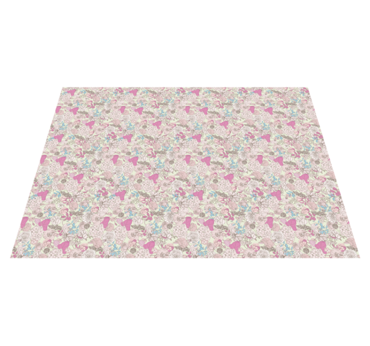 Vinil podovi cvijeće i biljke floral Ice Cream Pattern - TenStickers