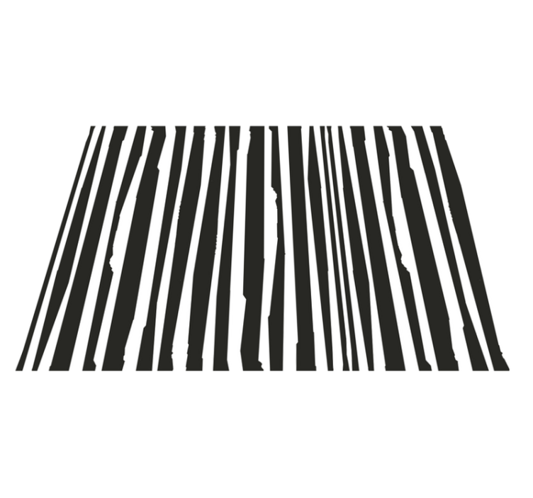 Vinil podovi prugasta striped Monochrome Design - TenStickers