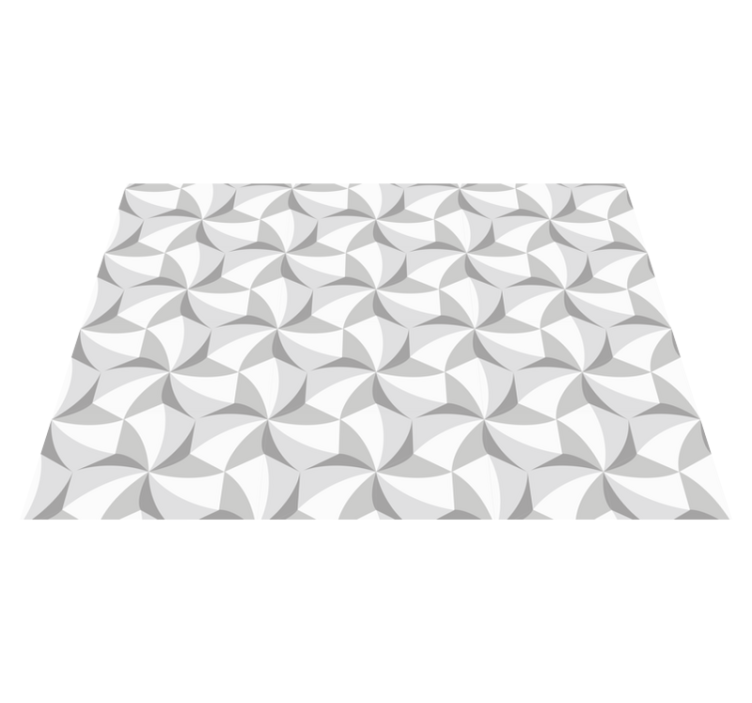 Vinil podovi geometrijski apstraktni vrtložni uzorak - TenStickers