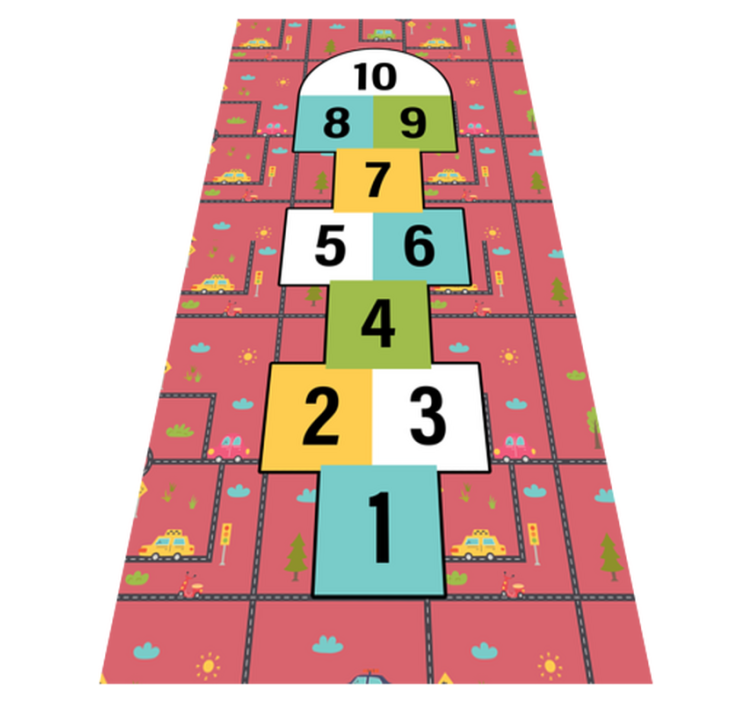 Vinil podovi igre hopscotch playtime - TenStickers