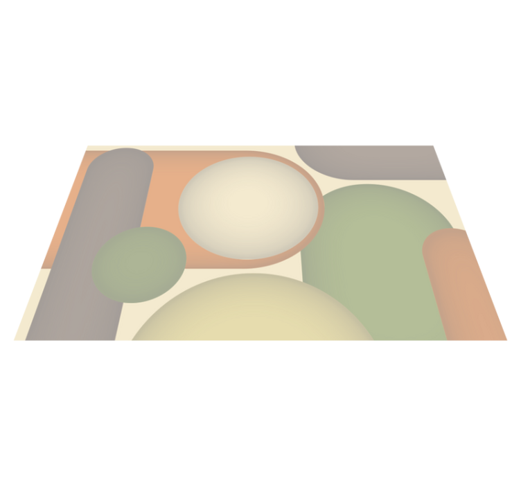 Vinil podovi moderan suvremeni kružni uzorci - TenStickers