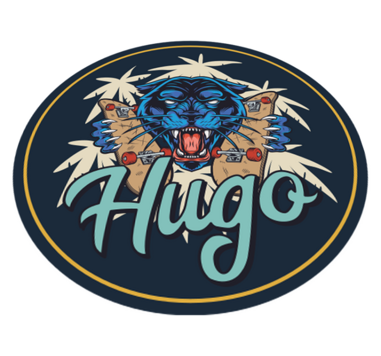 Prilagođena prostirka za životinje pantere - TenStickers