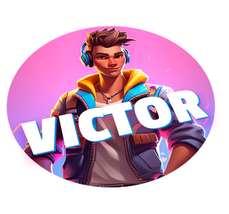 Vinil podovi spavaća soba karakter muškog videoigraKarakter muško - TenStickers