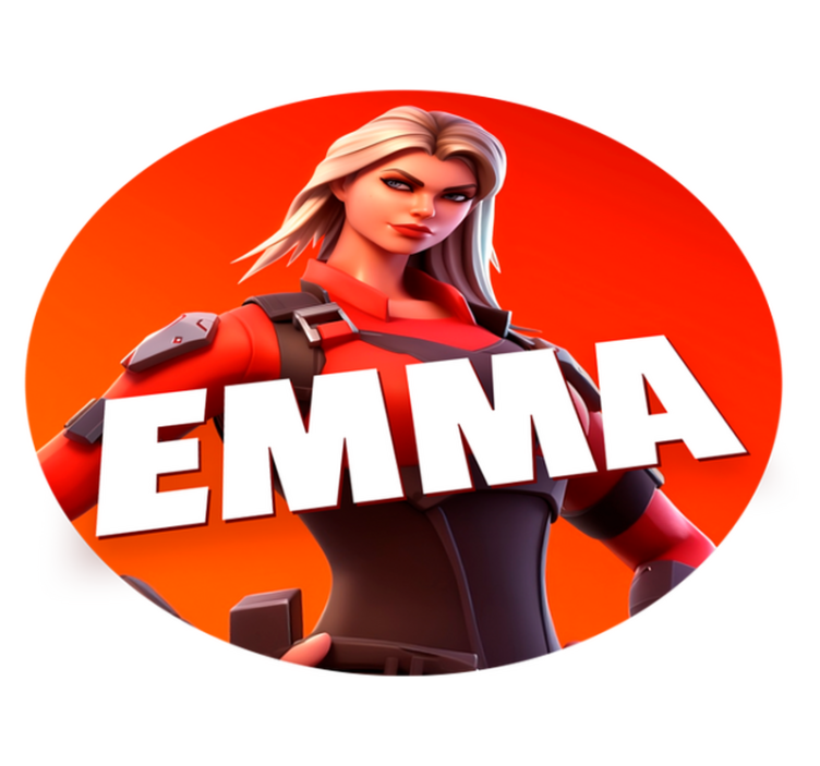 Vinil podovi spavaća soba videoigra ženska likVideoigra ženski li - TenStickers