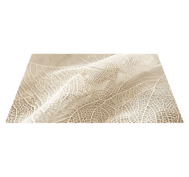 Vinil podovi bež minimalistički listovi - TenStickers