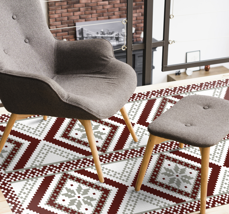 Vinil podovi mozaik zamršeni geometrijski uzorci - TenStickers