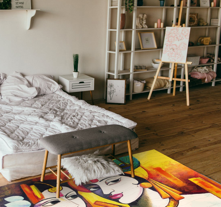 Vinil podovi dnevna soba kulturna suština - TenStickers