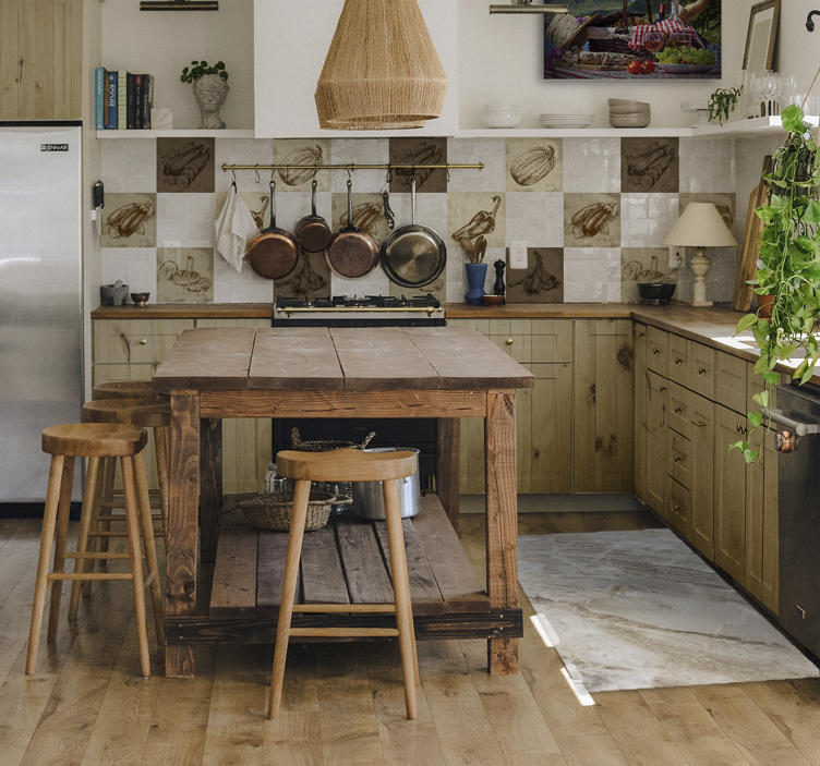 Mramorni vinilni tepih elegantan završetak - TenStickers