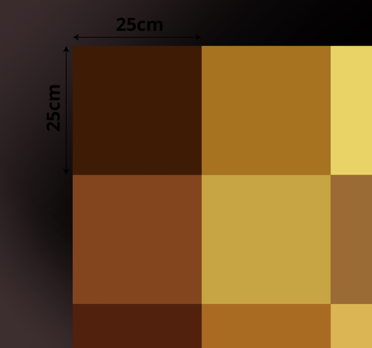 Vinil podovi geometrijski plavi karirani uzorak - TenStickers