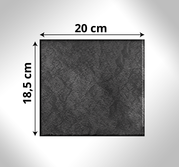 Vinil podovi tekstura teksturirani kameni kvadrat - TenStickers