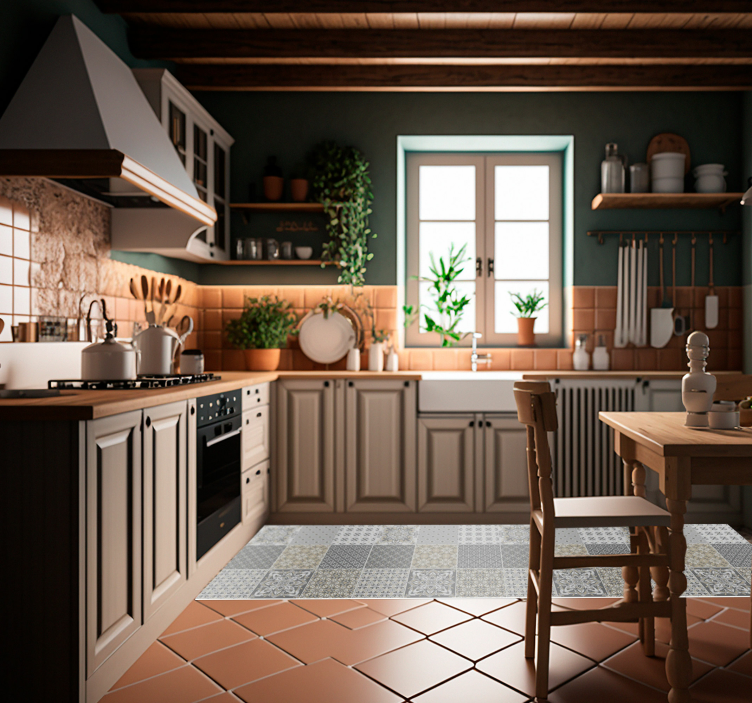 Marokanski stil efekt pločica tepih pločica - TenStickers