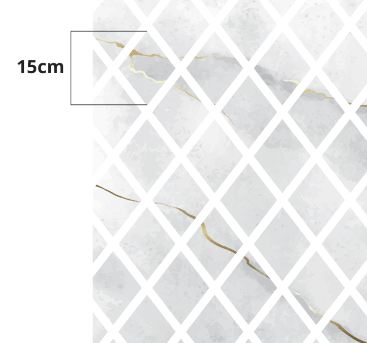 Kamene podne pločice od dijamanta i bežije - TenStickers