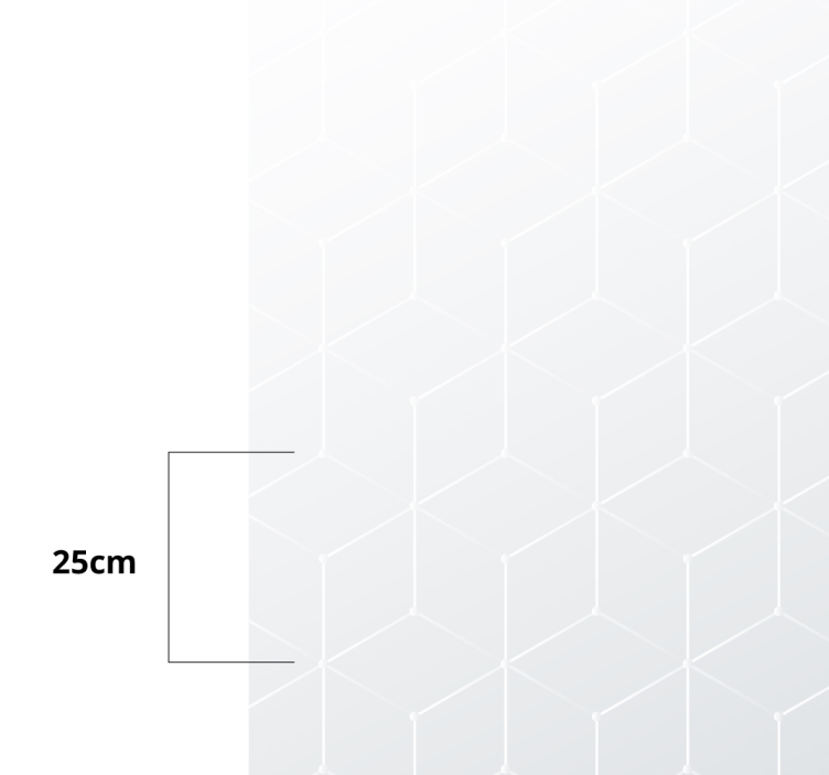 Apstraktne sive geometrijske prostirke - TenStickers