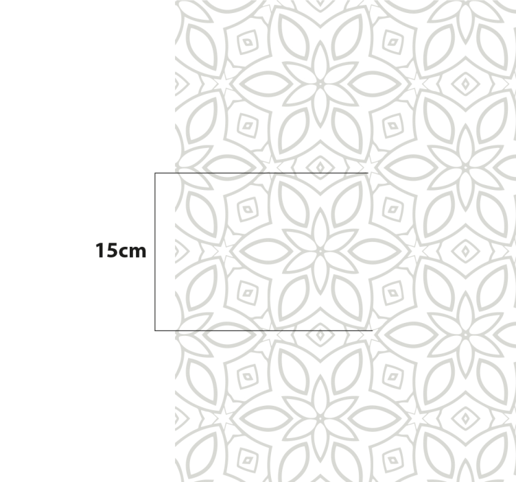 Cvjetni tepih hidrauličnih pločica - TenStickers