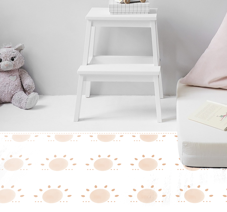 Apstraktni minimalni sunčani nordijski tepih - TenStickers