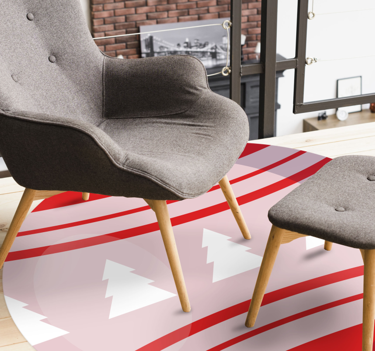 Crveno obojena kuglica za božićno drvce - TenStickers