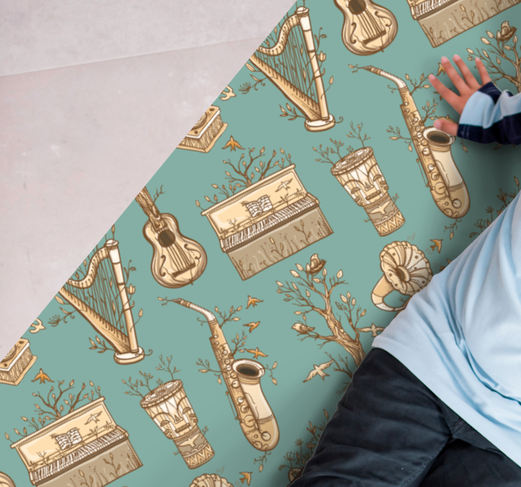 Drugi vinil podovi ideja za glazbene instrumente - TenStickers