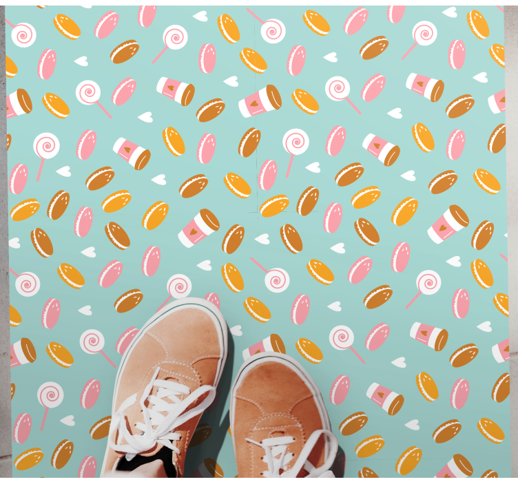 Drugi vinil podovi kolekcija ukusnih delicija - TenStickers