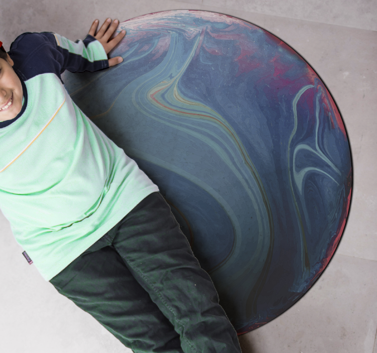 Drugi vinil podovi kovitlajući mramoriran - TenStickers