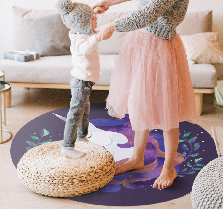 Drugi vinil podovi mistični jednorog - TenStickers