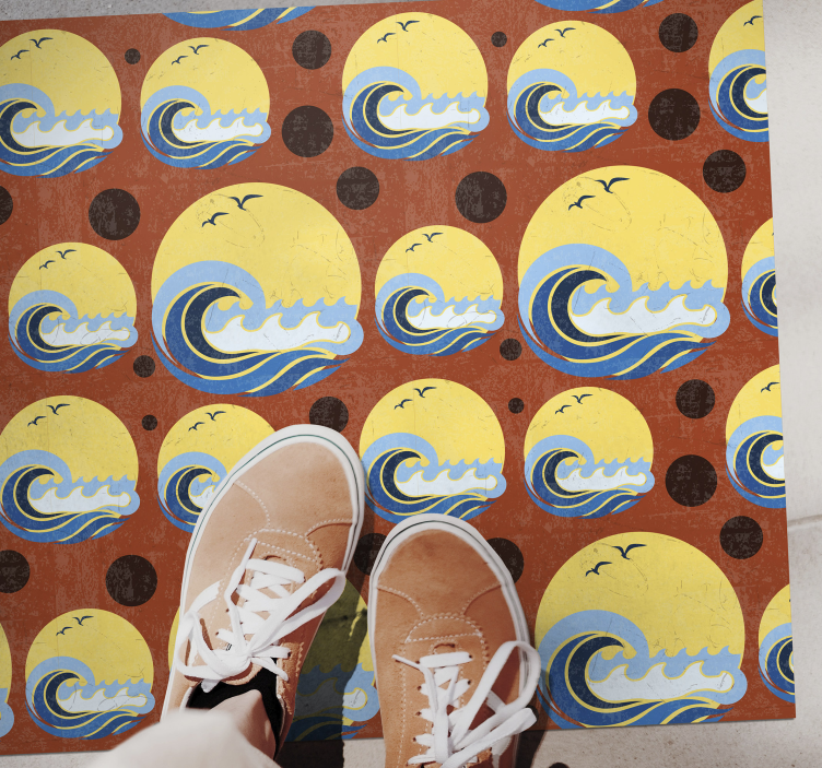 Drugi vinil podovi morske slike - TenStickers