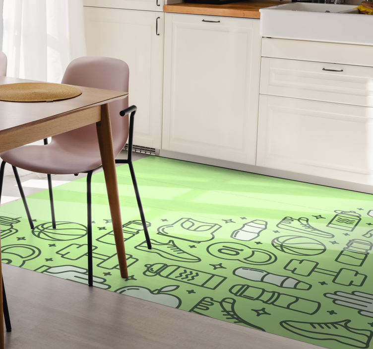 Drugi vinil podovi oprema za fitness - TenStickers