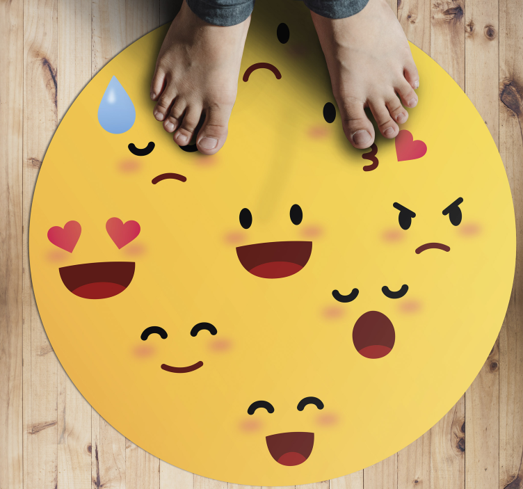 Vinil podovi tinejdžeri kolaž emojija - TenStickers