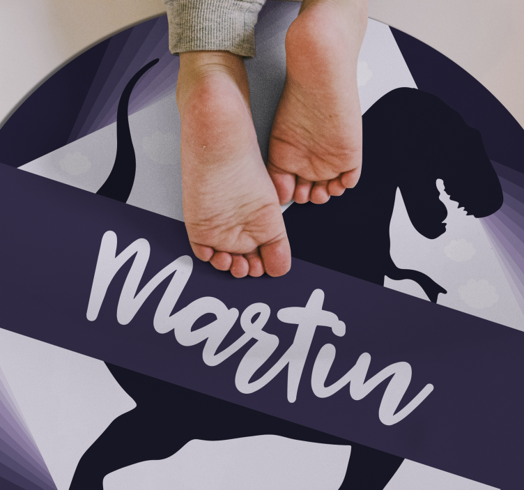 Drugi vinil podovi velociraptor s imenom - TenStickers