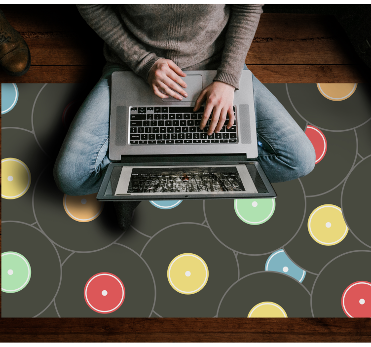 Vinil podovi tinejdžeri živahne vinilne ploče - TenStickers