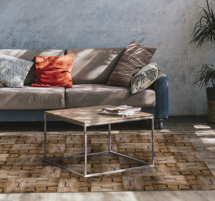 Drvena daska američki zidni orah drvo vinil prostirka - TenStickers