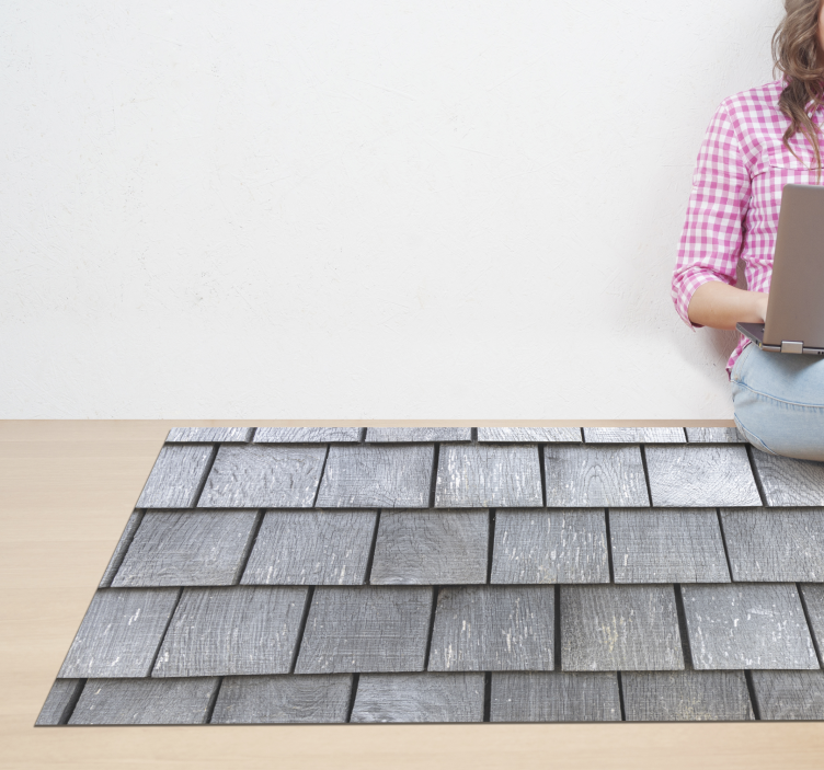 Drvene daske prostirka od vinila s efektom drveta - TenStickers